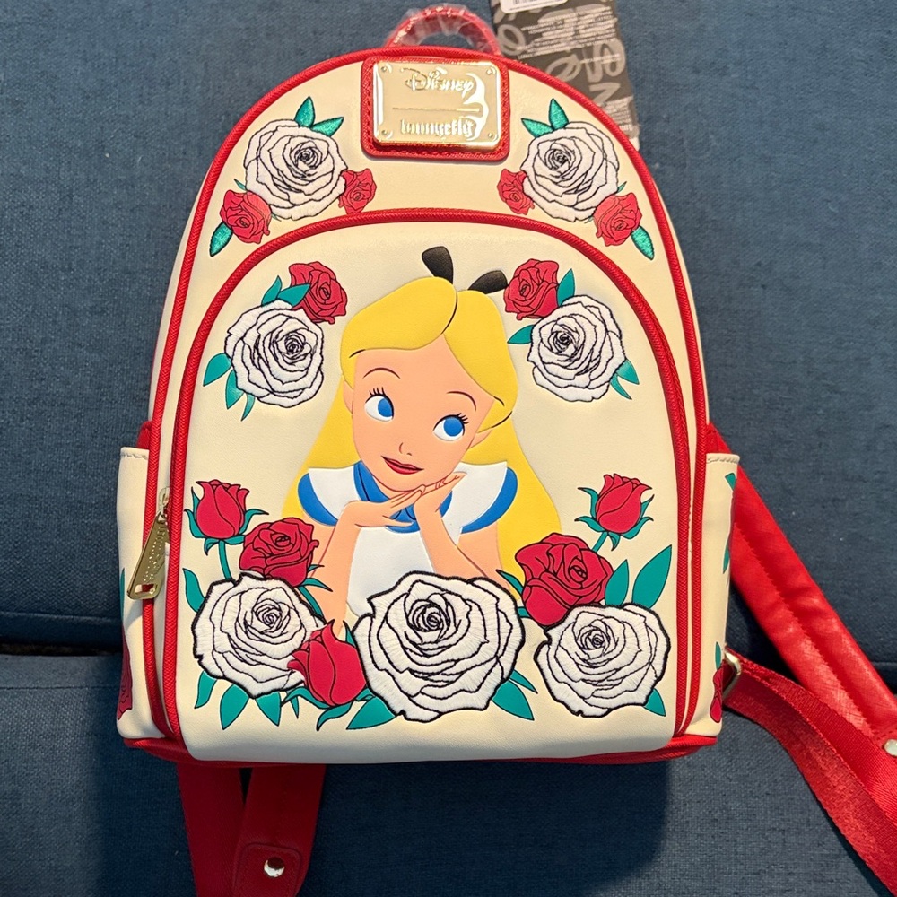 Loungefly Red and Cream Mini Bag